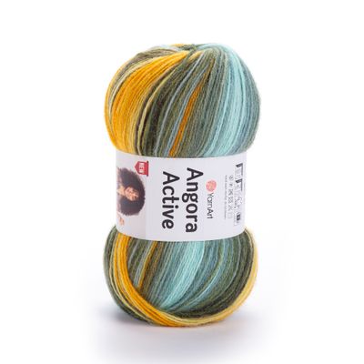 E-parduotuvė „Ką mezgi?“ - Mezgimo siūlai internetu | YarnArt Angora Active 857 - www.kamezgi.lt - 20% vilna, 80% akrilas | Mezgimo siūlai megztiniams, šaliams, skaroms