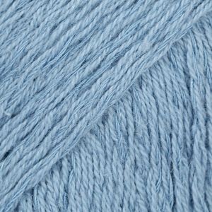 E-parduotuvė „Ką mezgi?“ - Mezgimo siūlai internetu | DROPS Belle 15 jeans blue (džinso mėlyna) - www.kamezgi.lt - 53% medvilnė, 33% viskozė, 14% linas