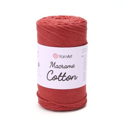 E-parduotuvė „Ką mezgi?“ - Mezgimo siūlai internetu | YarnArt Macrame Cotton nėrimo virvelė 785 rūdžių - www.kamezgi.lt - 80% medvilnė, 20% poliesteris