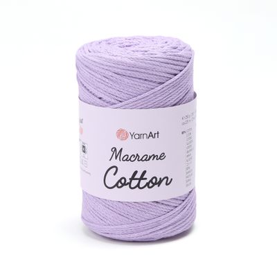 E-parduotuvė „Ką mezgi?“ - Mezgimo siūlai internetu | YarnArt Macrame Cotton nėrimo virvelė 765 alyvinė - www.kamezgi.lt - 80% medvilnė, 20% poliesteris