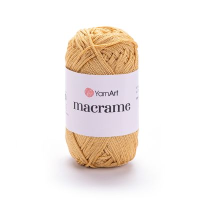 E-parduotuvė „Ką mezgi?“ - Mezgimo siūlai internetu | YarnArt Macrame nėrimo virvelė 155 garstyčių - www.kamezgi.lt - 100% poliesteris