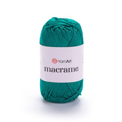 E-parduotuvė „Ką mezgi?“ - Mezgimo siūlai internetu | YarnArt Macrame nėrimo virvelė 158 žalia - www.kamezgi.lt - 100% poliesteris