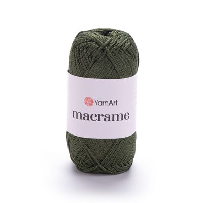 E-parduotuvė „Ką mezgi?“ - Mezgimo siūlai internetu | YarnArt Macrame nėrimo virvelė 164 chaki - www.kamezgi.lt - 100% poliesteris