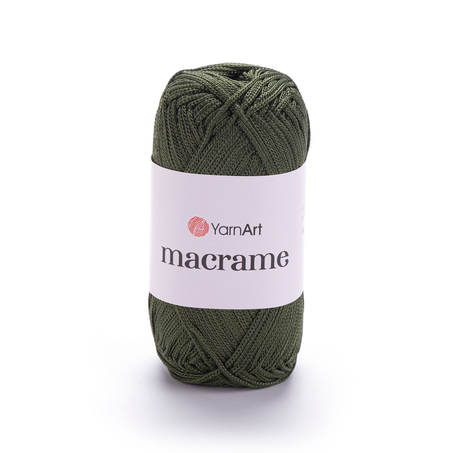 E-parduotuvė „Ką mezgi?“ - Mezgimo siūlai internetu | YarnArt Macrame nėrimo virvelė 164 chaki - www.kamezgi.lt - 100% poliesteris