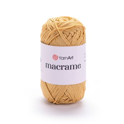 E-parduotuvė „Ką mezgi?“ - Mezgimo siūlai internetu | YarnArt Macrame nėrimo virvelė 155 garstyčių - www.kamezgi.lt - 100% poliesteris