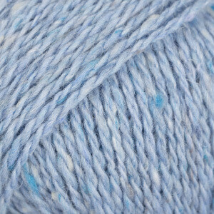 DROPS Soft Tweed 11 vandenyno melsva - švelnūs tvido siūlai megztiniams ir švarkeliams | kamezgi.lt mezgimo siūlai internetu