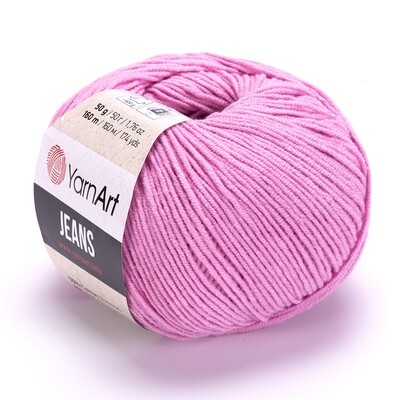 YarnArt Jeans 20 - medvilniniai siūlai amigurumi žaislams, mezgimui ir nėrimui | kamezgi.lt mezgimo siūlai internetu