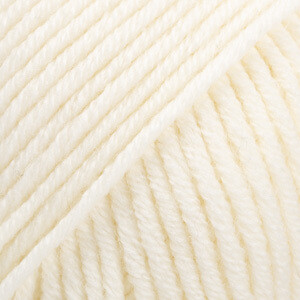 DROPS Merino Extra Fine 01 natūrali balta - merino vilnos siūlai kūdikių ir vaikų drabužiams | kamezgi.lt mezgimo siūlai