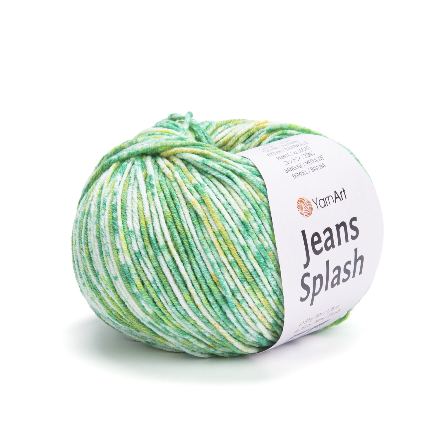 YarnArt Jeans Splash 946 - spalvingi medvilnės siūlai mezginiams ir interjero detalėms | kamezgi.lt mezgimo siūlai internetu