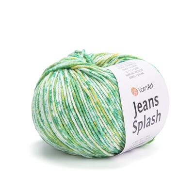 YarnArt Jeans Splash 946 - spalvingi medvilnės siūlai mezginiams ir interjero detalėms | kamezgi.lt mezgimo siūlai internetu