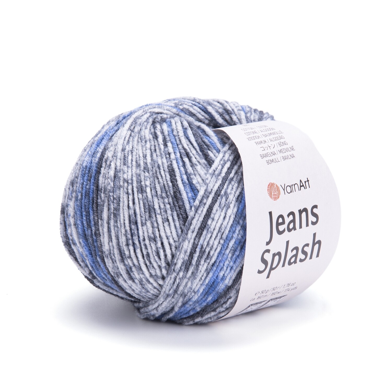 YarnArt Jeans Splash 947 - spalvingi medvilnės siūlai mezginiams ir interjero detalėms | kamezgi.lt mezgimo siūlai internetu
