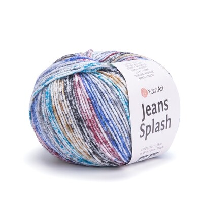 YarnArt Jeans Splash 942 - spalvingi medvilnės siūlai mezginiams ir interjero detalėms | kamezgi.lt mezgimo siūlai internetu