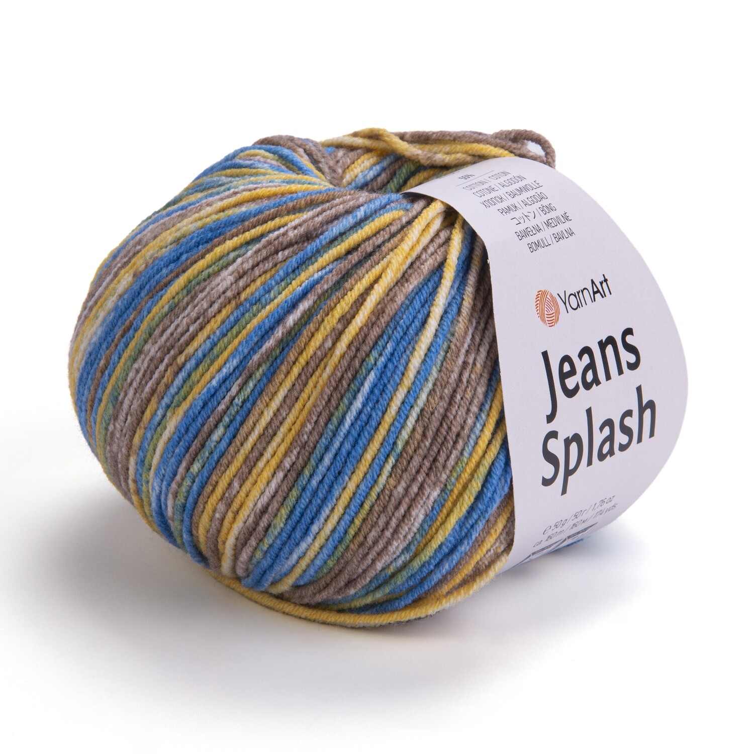 YarnArt Jeans Splash 960 - spalvingi medvilnės siūlai mezginiams ir interjero detalėms | kamezgi.lt mezgimo siūlai internetu