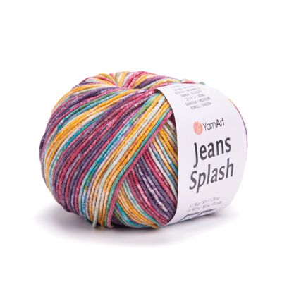 YarnArt Jeans Splash 943 - spalvingi medvilnės siūlai mezginiams ir interjero detalėms | kamezgi.lt mezgimo siūlai internetu