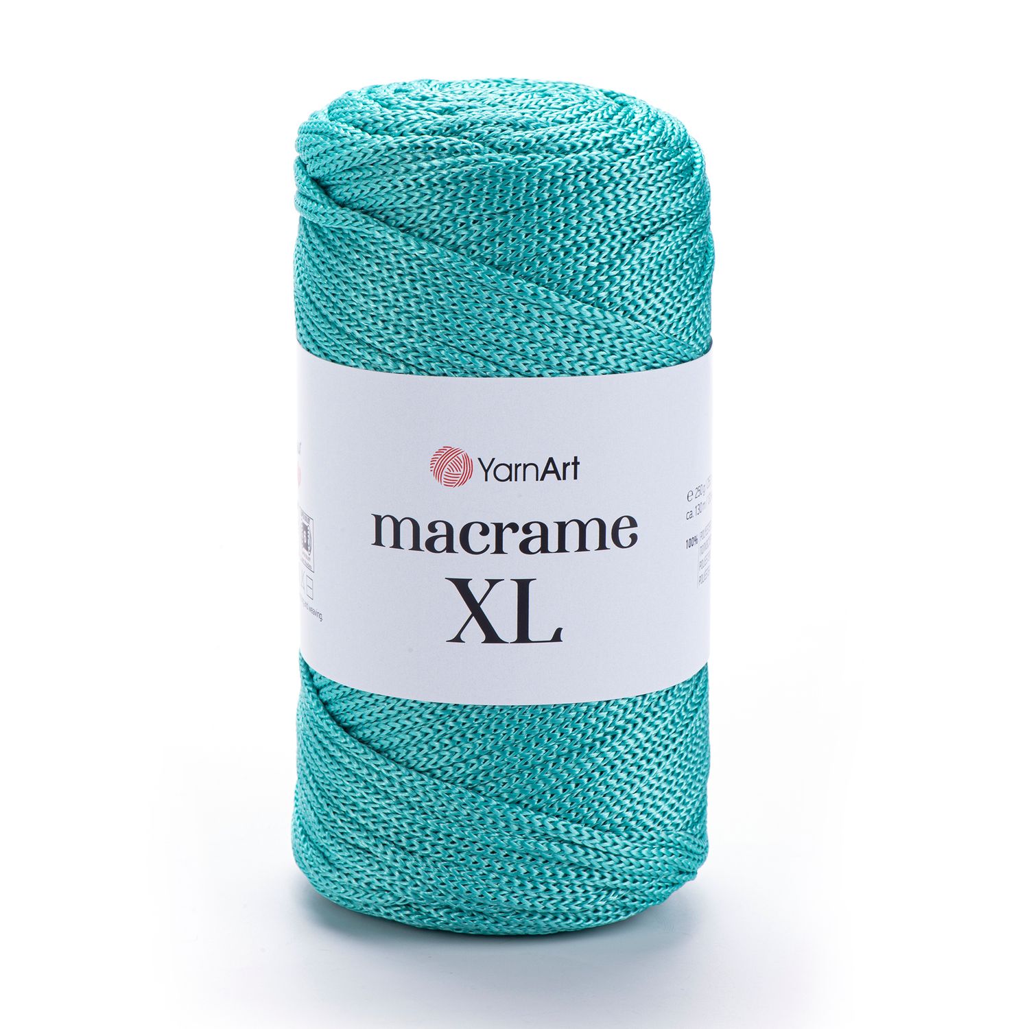 YarnArt Macrame XL 172 nėrimo virvelė - padėkliukams, krepšiams, kilimams nerti | kamezgi.lt mezgimo siūlai internetu