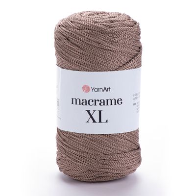 YarnArt Macrame XL 170 nėrimo virvelė - padėkliukams, krepšiams, kilimams nerti | kamezgi.lt mezgimo siūlai internetu