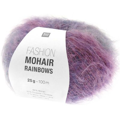 Fashion Mohair Rainbows 003 - moherio siūlai su spalvų perėjimu mezgimui | kamezgi.lt mezgimo siūlai internetu