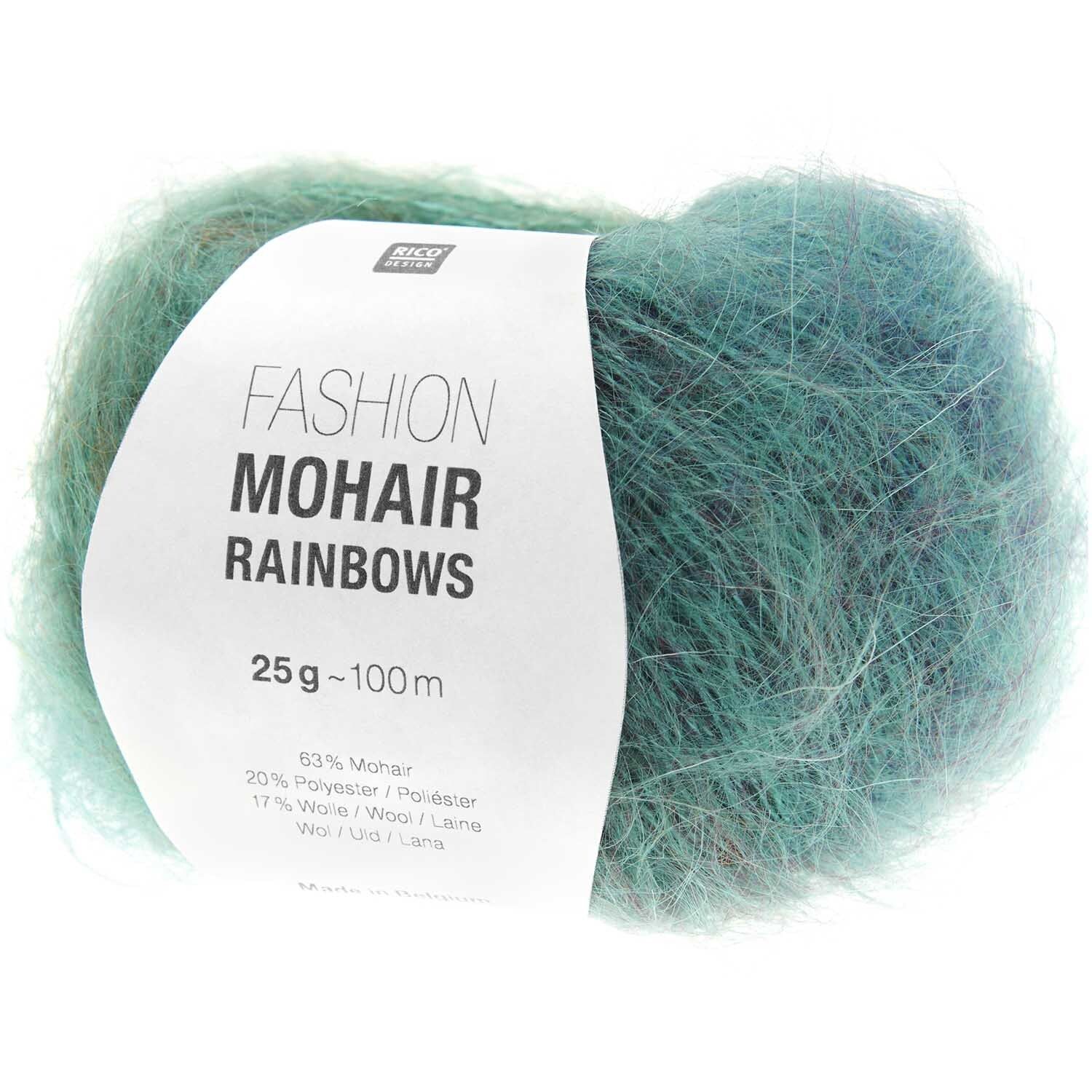 Fashion Mohair Rainbows 005 - moherio siūlai su spalvų perėjimu mezgimui | kamezgi.lt mezgimo siūlai internetu