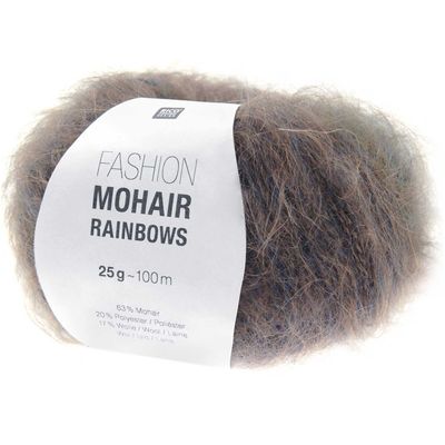 Fashion Mohair Rainbows 006 - moherio siūlai su spalvų perėjimu mezgimui | kamezgi.lt mezgimo siūlai internetu