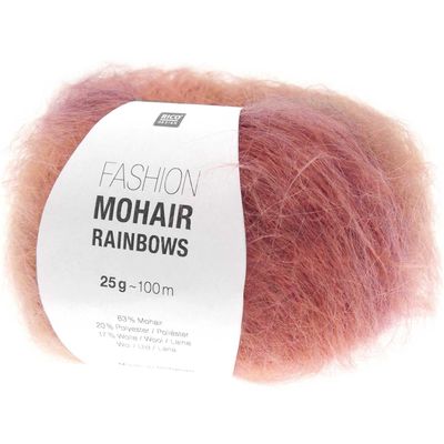 Fashion Mohair Rainbows 002 - moherio siūlai su spalvų perėjimu mezgimui | kamezgi.lt mezgimo siūlai internetu