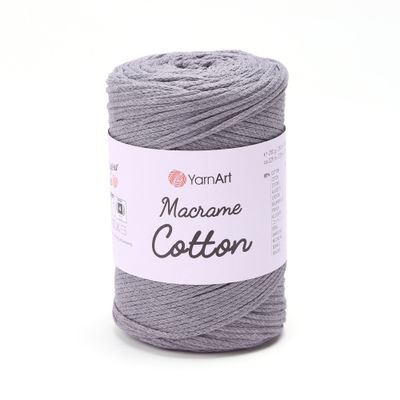 YarnArt Macrame Cotton medvilninė nėrimo virvelė rankinių, padėkliukų, krepšių nėrimui | kamezgi.lt mezgimo siūlai internetu