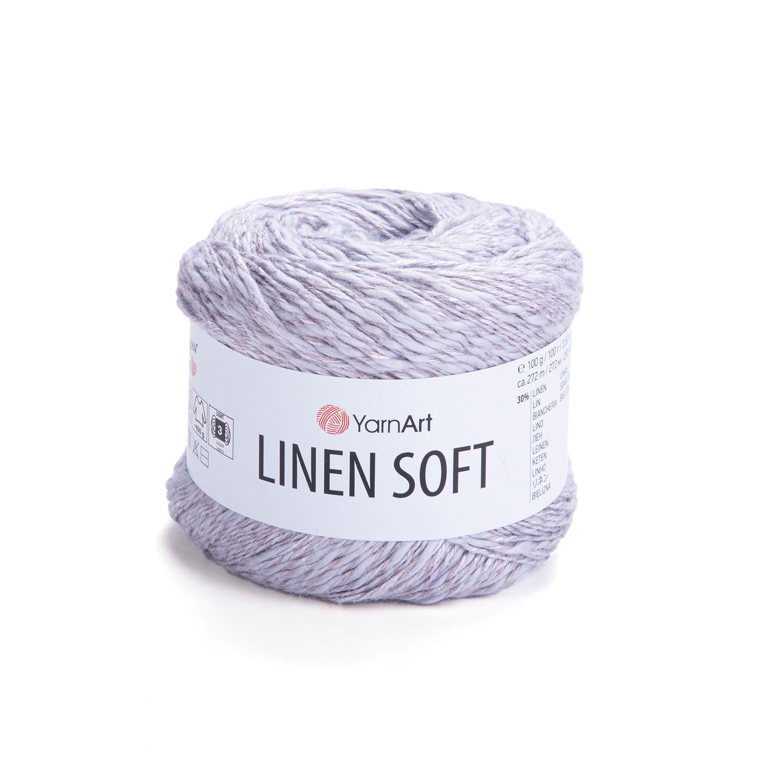 YarnArt Linen Soft 7320 - lino, viskozės ir medvilnės siūlai vasarai | kamezgi.lt mezgimo siūlai internetu