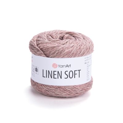 YarnArt Linen Soft 7308 YarnArt Linen Soft 7308 - lino, viskozės ir medvilnės siūlai vasarai | kamezgi.lt mezgimo siūlai internetu