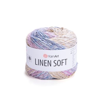 YarnArt Linen Soft 7404 YarnArt Linen Soft 7404 - lino, viskozės ir medvilnės siūlai vasarai | kamezgi.lt mezgimo siūlai internetu