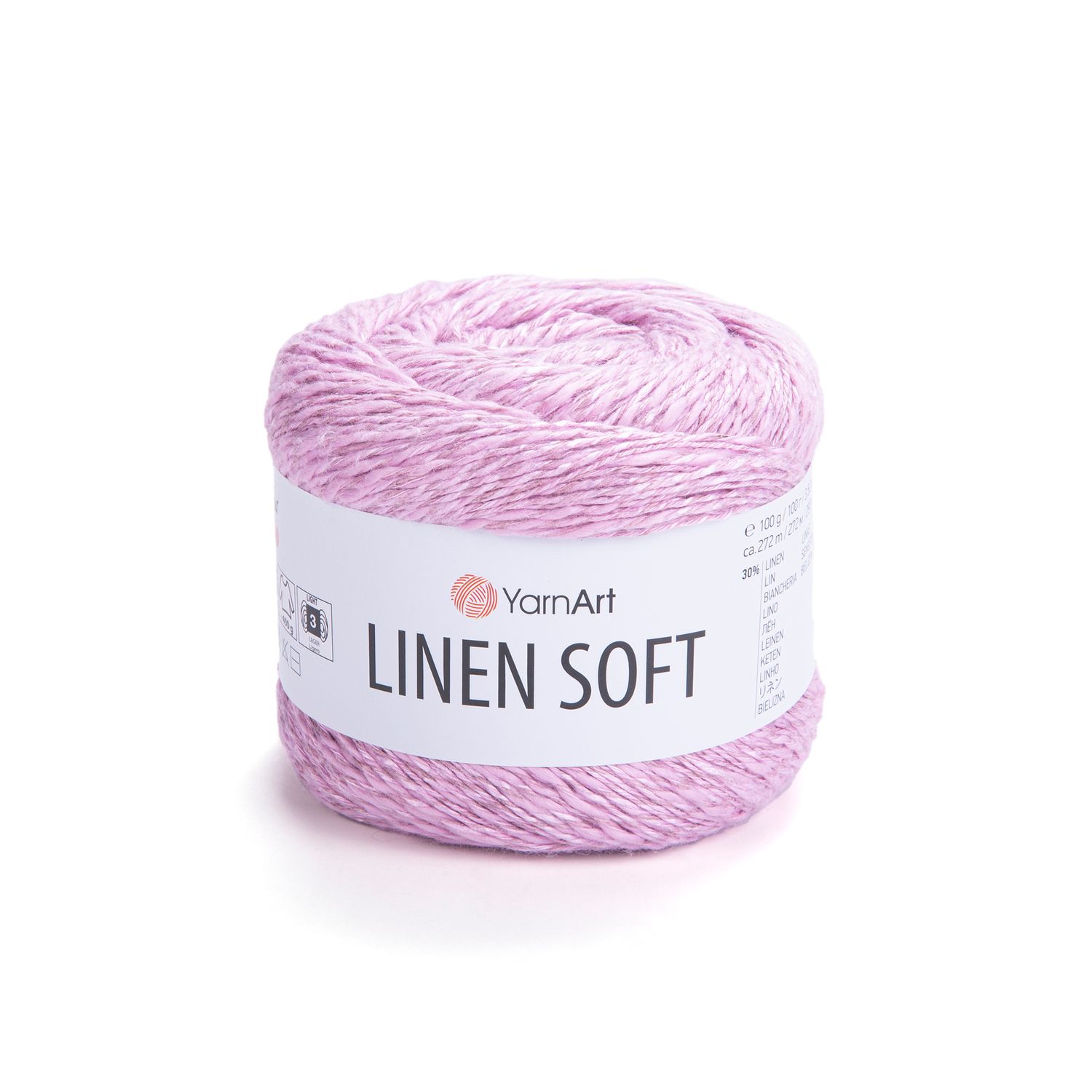 YarnArt Linen Soft 7321 - lino, viskozės ir medvilnės siūlai vasarai | kamezgi.lt mezgimo siūlai internetu