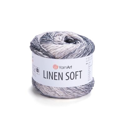 YarnArt Linen Soft 7406 YarnArt Linen Soft 7406 - lino, viskozės ir medvilnės siūlai vasarai | kamezgi.lt mezgimo siūlai internetu