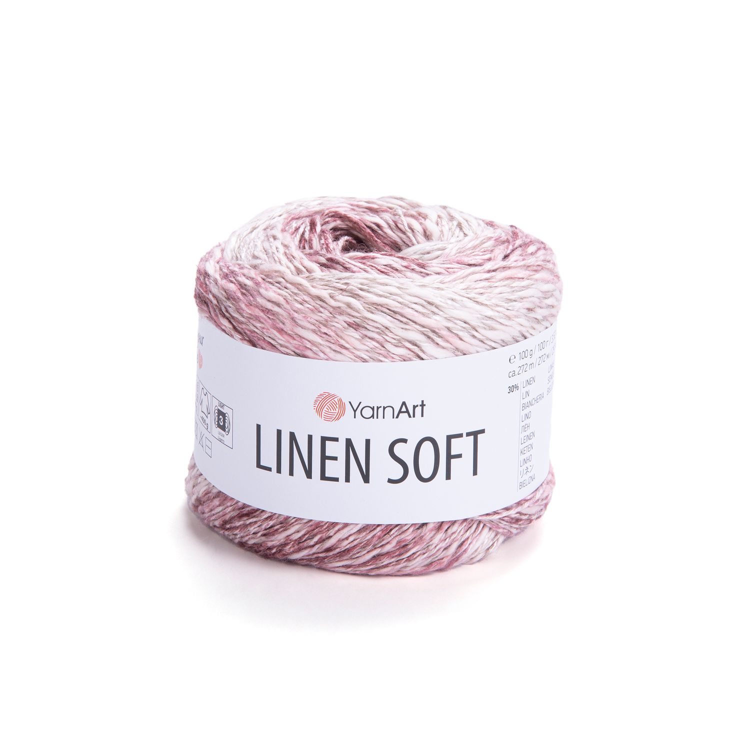 YarnArt Linen Soft 7405 - lino, viskozės ir medvilnės siūlai vasarai | kamezgi.lt mezgimo siūlai internetu
