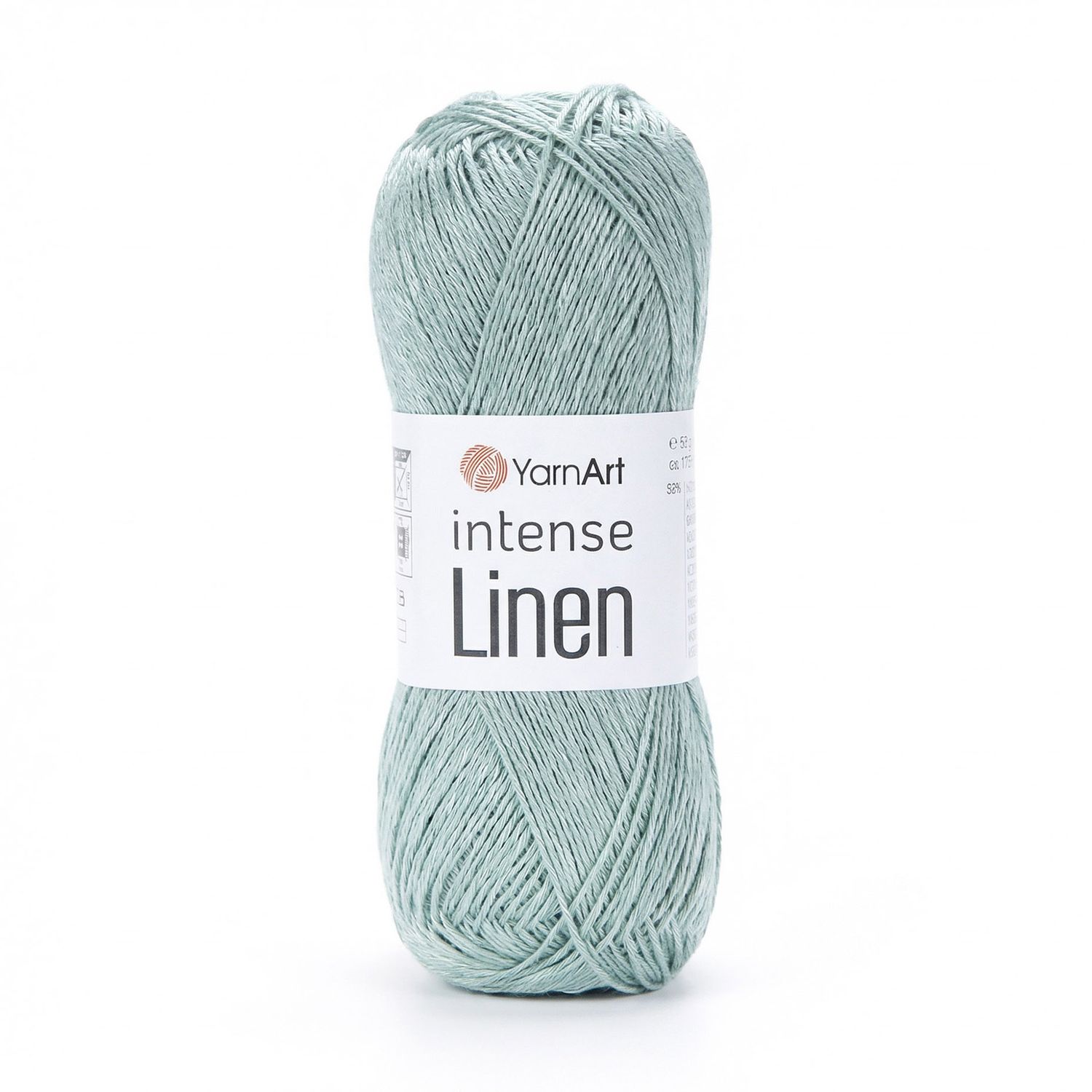 YarnArt Intense Linen 4122 - lino ir viskozės siūlai vasarai | kamezgi.lt mezgimo siūlai internetu