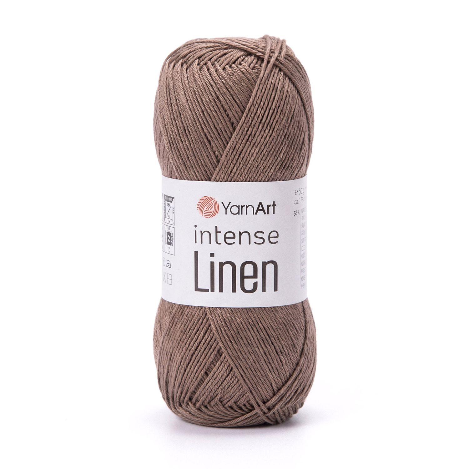 YarnArt Intense Linen 4118 - lino ir viskozės siūlai vasarai | kamezgi.lt mezgimo siūlai internetu