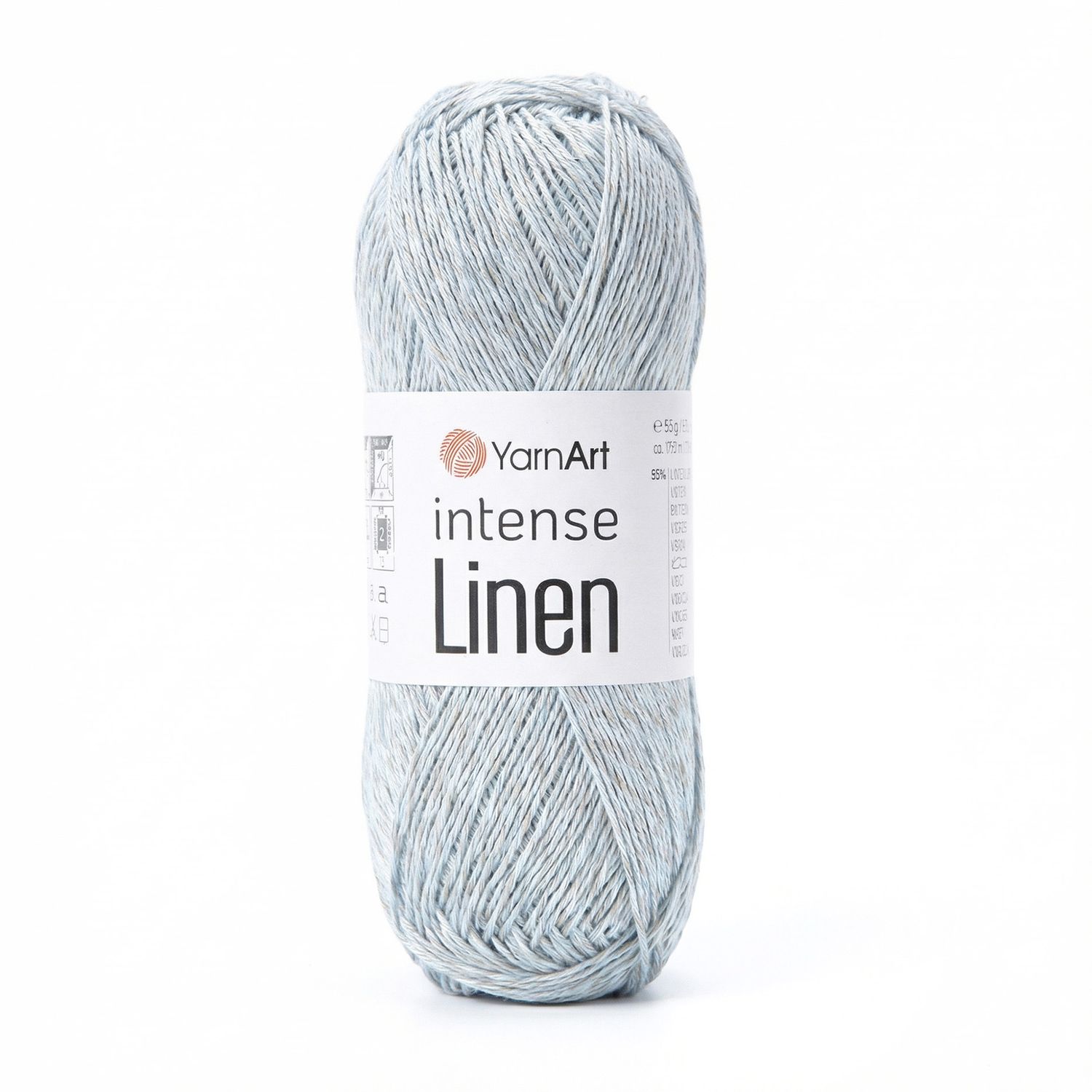 YarnArt Intense Linen 4133 - lino ir viskozės siūlai vasarai | kamezgi.lt mezgimo siūlai internetu