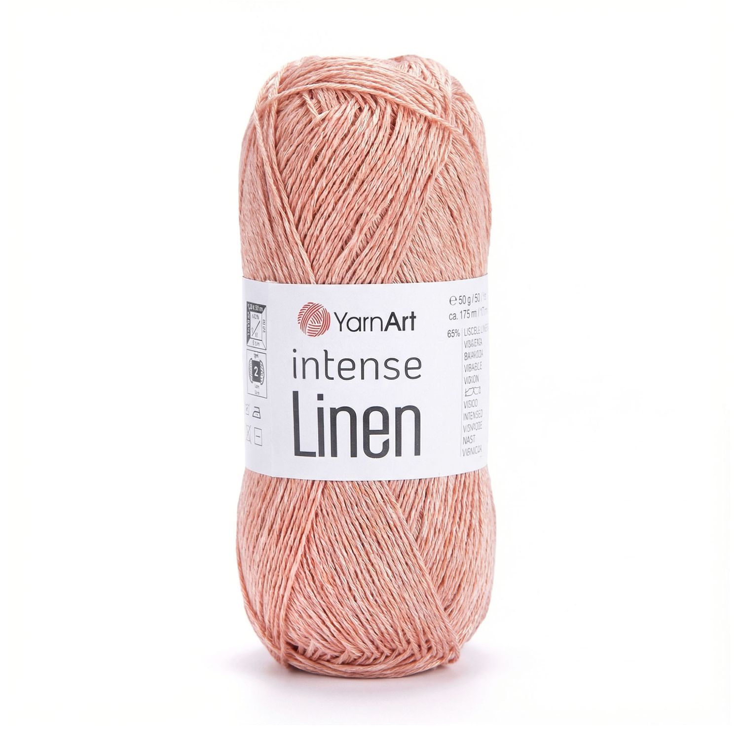 YarnArt Intense Linen 4105 - lino ir viskozės siūlai vasarai | kamezgi.lt mezgimo siūlai internetu