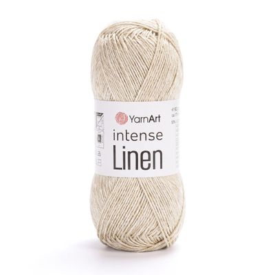 YarnArt Intense Linen 4101 YarnArt Intense Linen 4101 - lino ir viskozės siūlai vasarai | kamezgi.lt mezgimo siūlai internetu