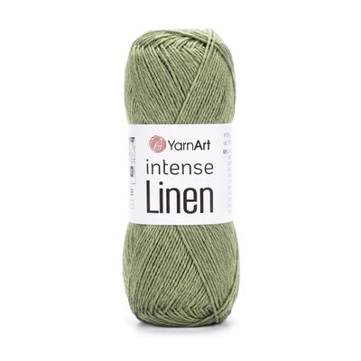 YarnArt Intense Linen 4121 YarnArt Intense Linen 4121 - lino ir viskozės siūlai vasarai | kamezgi.lt mezgimo siūlai internetu