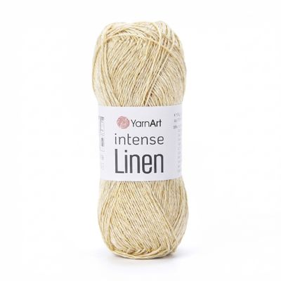 YarnArt Intense Linen 4102 YarnArt Intense Linen 4102 - lino ir viskozės siūlai vasarai | kamezgi.lt mezgimo siūlai internetu