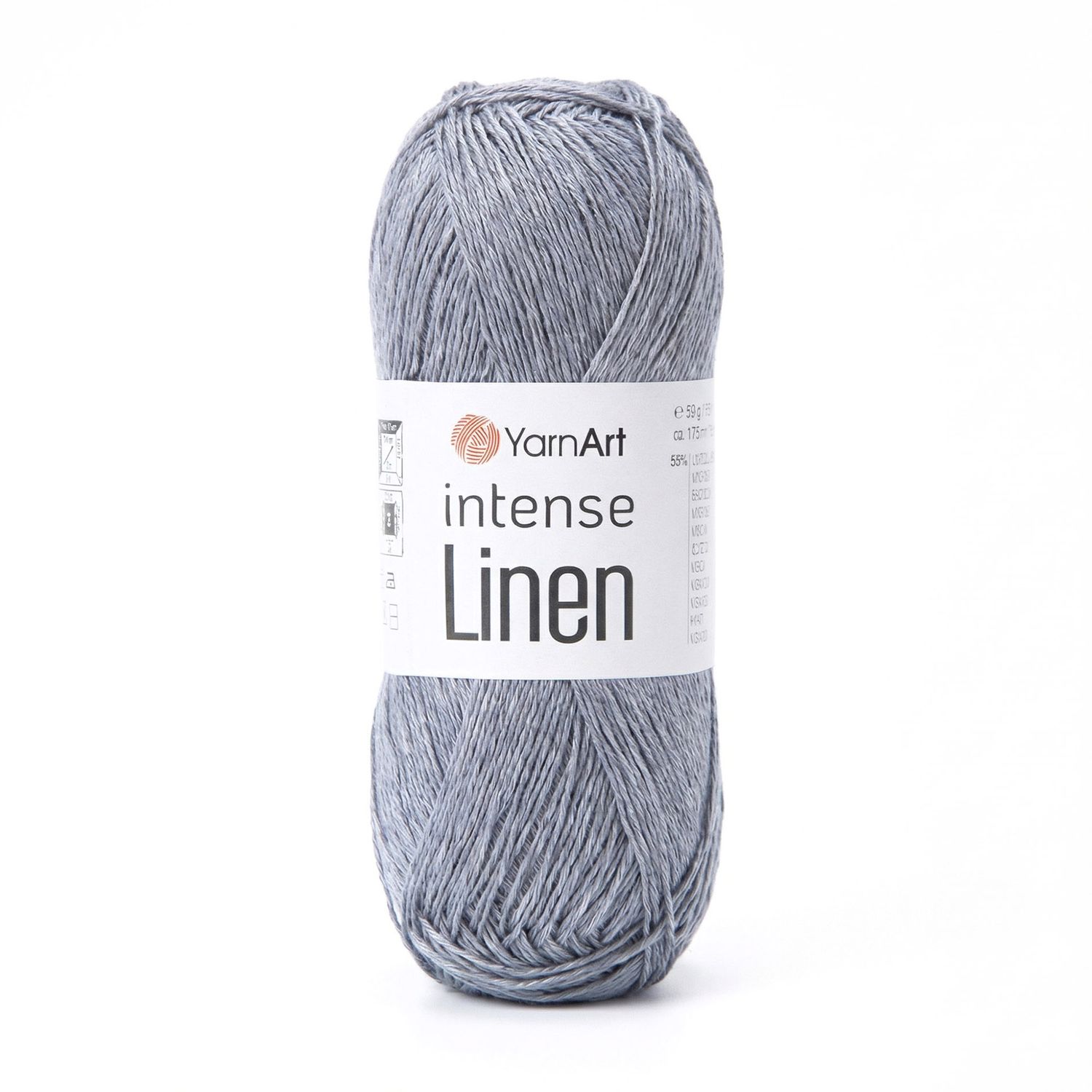 YarnArt Intense Linen 4132 - lino ir viskozės siūlai vasarai | kamezgi.lt mezgimo siūlai internetu