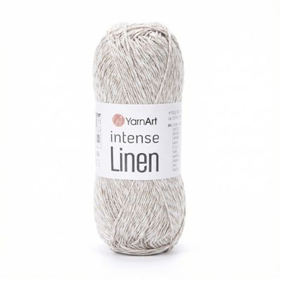 YarnArt Intense Linen 4100 YarnArt Intense Linen 4100 - lino ir viskozės siūlai vasarai | kamezgi.lt mezgimo siūlai internetu