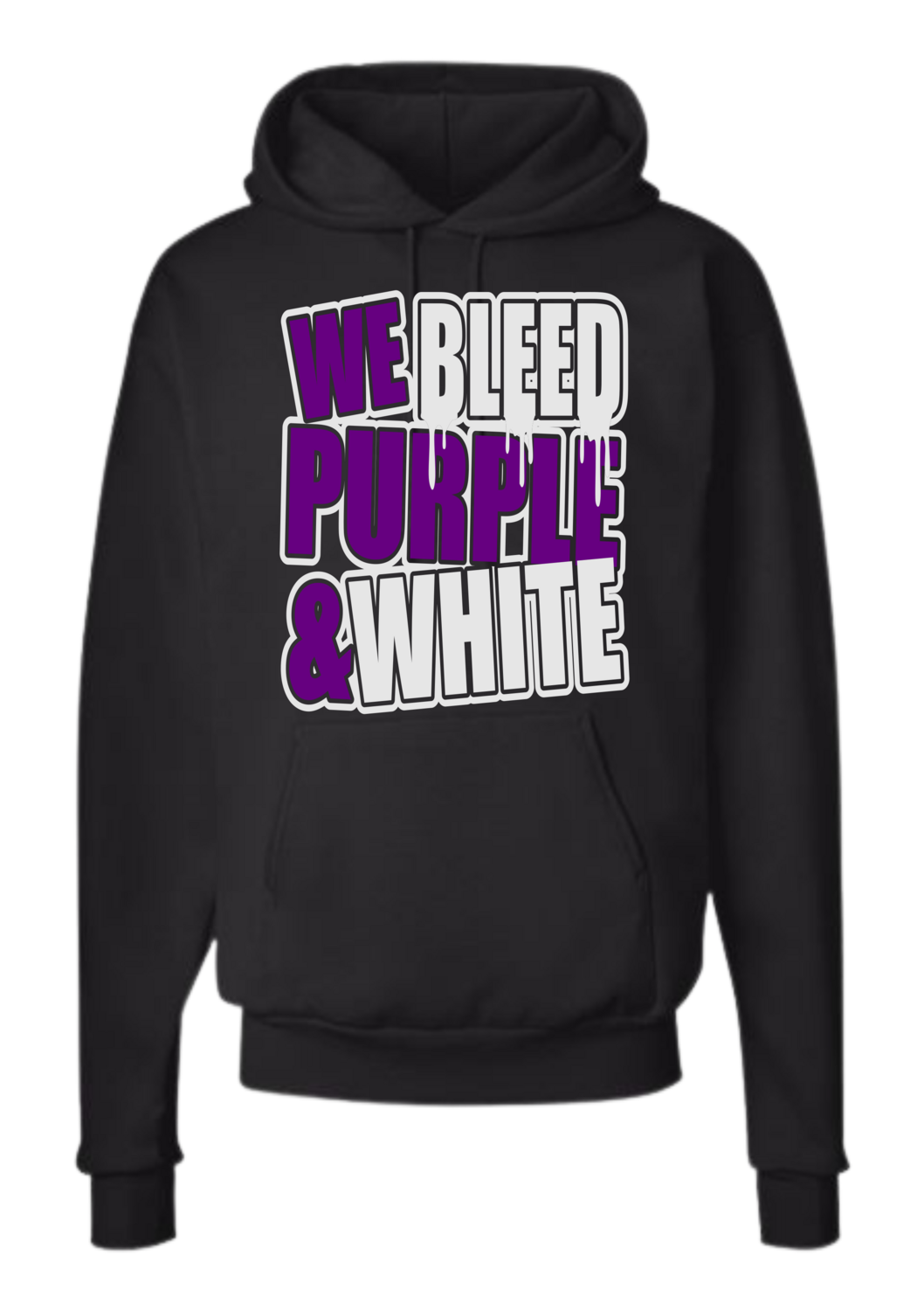 We Bleed Purple Hoodie