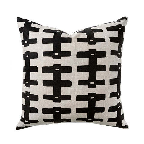 Caroline Cecil Pillow - Black