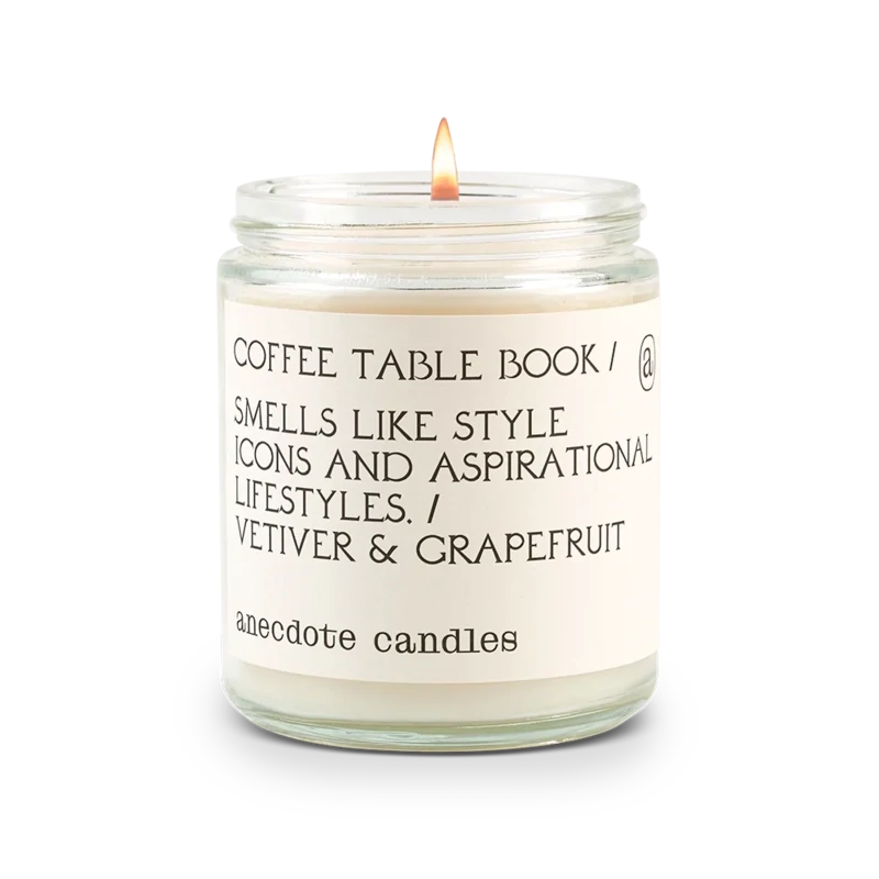 Anecdote Candle - Coffee Table Book