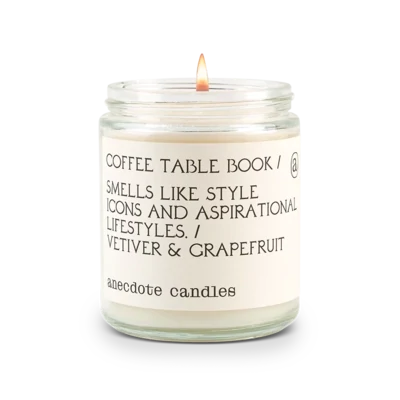 Anecdote Candle - Coffee Table Book