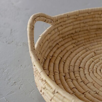 Will &amp; Atlas - Palm Leaf Large Woven Tray