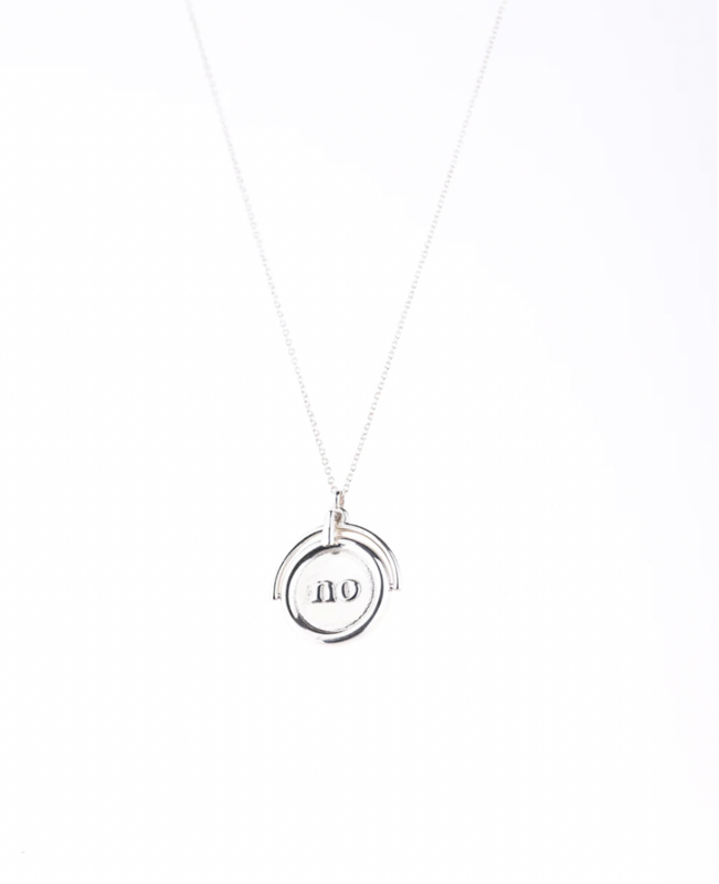 I Like It Here Club - Decider Spinner Necklace (Sterling Silver)