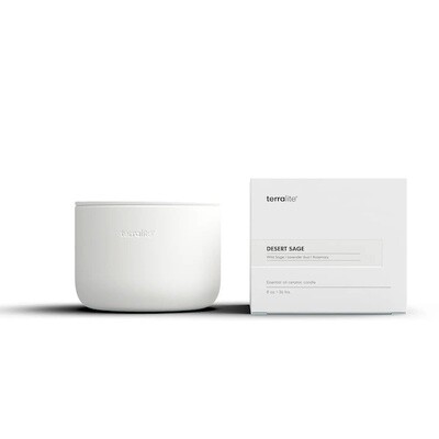 Desert Sage Ceramic Candle