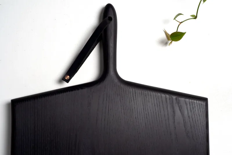 Ebonized Ash Whale Serving Board