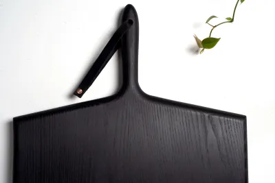 Ebonized Ash Whale Serving Board