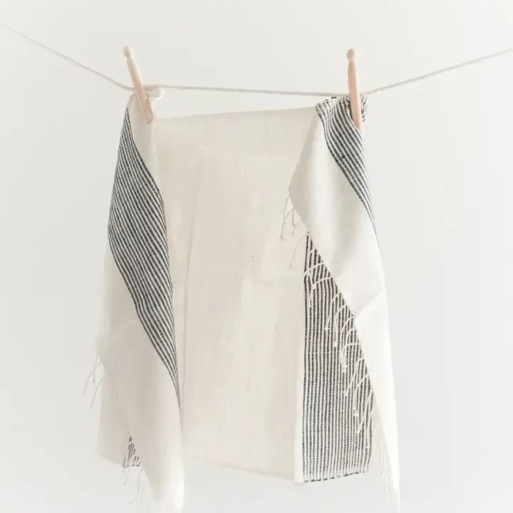 Riviera Striped Cotton Hand Towel